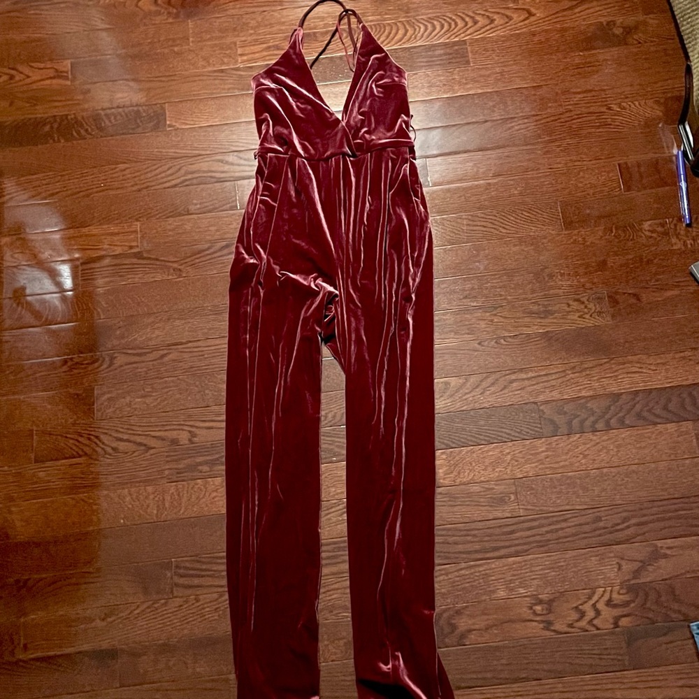 Express velvet pantsuit